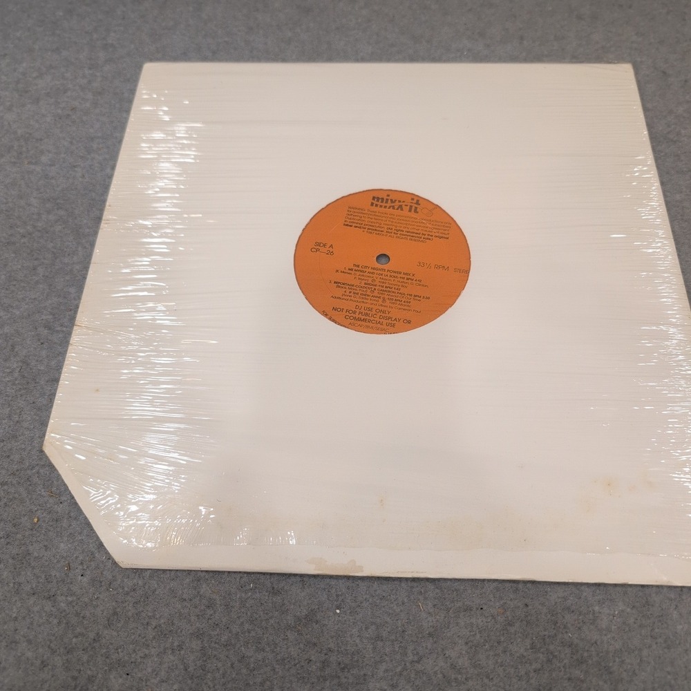 Mixx-It CP-26 The City Nights Power Mix X De La Soul Coldcut 12" Vinyl DJ Promo - Picture 1 of 5